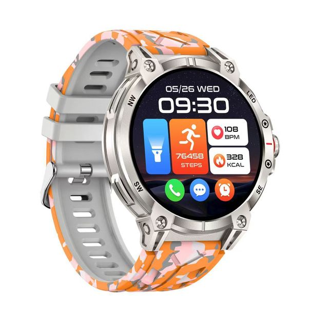 New KC89 Smart Watch Bluetooth Call Heart Rate Blood Oxygen Sleep Detection Calculator AI Voice Assistant Function_voghion.com