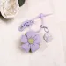 INS Cartoon Fabric Flowers Key Chains Fashion Stuffed Keyring For Women Girl Bag Pendant Charms Car Keychain Gift_voghion.com