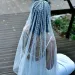 Hair Jewelry Cathedral Veil With Crystal Beading 1 Tiers Sier Dia Beaded Tulle White Wedding Accessories For Bride_voghion.com