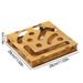 1 Set Interactive Cat Toy Puzzle Box Wooden Treat Maze Play For Toy Box Fun Interactive Cat Toy Hide And Seek Cat Agility Toys_voghion.com