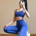 Outfit für Damen, Sport-BH mit schönem Rücken, Yogahose mit kaum sichtbarer Taille, Fitness-Laufset mit hoher Elastizität_voghion.com