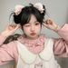 Kleines frisches Lolita-Bären-Katzenohrhaar mit süßem Mädchen-Glockenclip_voghion.com
