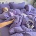Nordic Style A-Class Baby Ultra-Soft Quilt Cover Bed Sheet Four-Piece Light Luxury Bedding Student Dormitory Three-Piece_voghion.com