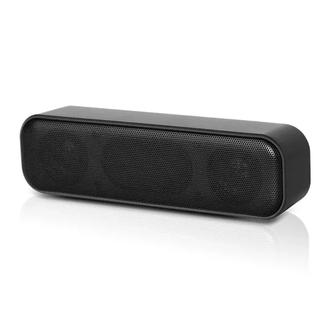 HK-5008 USB-betriebener Soundbar-Lautsprecher, kabelgebundene Computer-Soundbox für TV, Desktop-Laptop mit 2 Subwoofern, Musik-Player_voghion.com