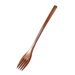 4Pcs Natural Wooden Spoon Fork Rice Soups Utensil Cereal Handmade Home Tableware_voghion.com