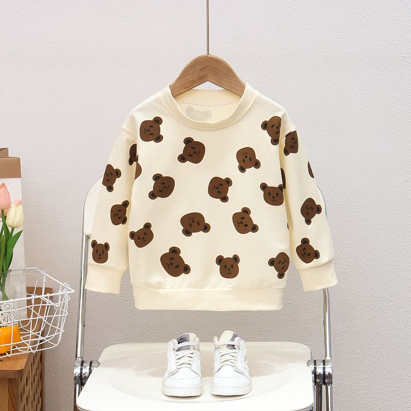 New Children's Clothes Thickened Infant Baby Plush Hooded Long Sleeve Coat Warm Winter Two Piece Set_voghion.com