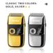KEMEI KM-2028 Men's All Metal Shaver LCD Display Adjustable Speed Razor Gold Sier Color Electric Shavers_voghion.com