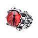 Herren Devil's Eye Punk Dark Style Personalisierter Wolfskrallenring_voghion.com