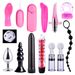 SM Sex Supplies Ensemble de 7, 10, 26 pièces avec combinaison de plug anal pour couple, assistance sexuelle, cheveux instantanés_voghion.com