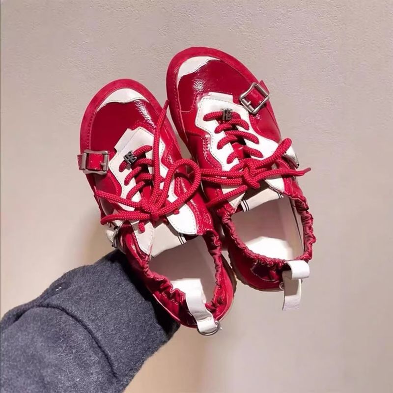 Thick-Soled Ugly-Cute Dad Shoes For Women 2025 Summer New Breathable Versatile Non-Slip Casual Soft-Soled Hiking Sports_voghion.com