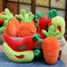 Fruit and vegetable plush pendant creative action figure toy pendant cute doll gift key chain_voghion.com