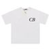 Cole Buxton's niche minimalist fashion label CB letter printed men's and women's OS short sleeved T-shirt_voghion.com