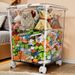 Extra Large Clear Storage Bins With Wheels – Stackable Toy Organizer Box For Kids Room, Closet & Home (Durable PP Plastic, Smooth Edges)_voghion.com