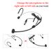 iiimymic Microfono auricolare unidirezionale nero 4 pin XLR TA4F Microfono da canto indossabile per sistema bodypack wireless Shure_voghion.com