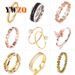 Titanium Hollow Out Inlaid Diamond Stainless Steel Ring For Women Trendy Internet Celebrity Couple Rings Jewelry_voghion.com