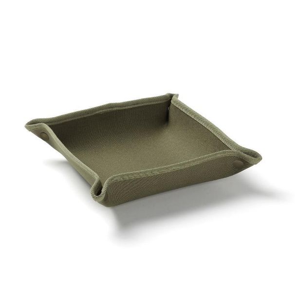 Vassoio in tela per esterni, portagioie da scrivania per campeggio, portaoggetti pieghevole per chiavi, portaoggetti per camera da letto, auto e altro_voghion.com