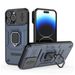 For iPhone 15 Pro Max 14 Plus 13 Armor Phone Case with Slide Camera Len Protection Ring Magnetic Holder Bracket Shell_voghion.com