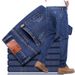 Spring And Autumn Tooling Jeans Men's 500g G Wear-resistant Elastic Loose Straight High Waist Large Size Casual Versatile Men's Pants_voghion.com