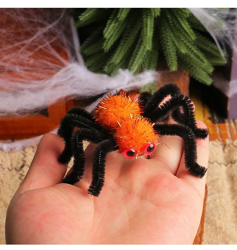 Halloween Spider Hair Clip Halloween Children's Adult Party Decoration Props Funny Spider Hair Clip Hair Accessories_voghion.com