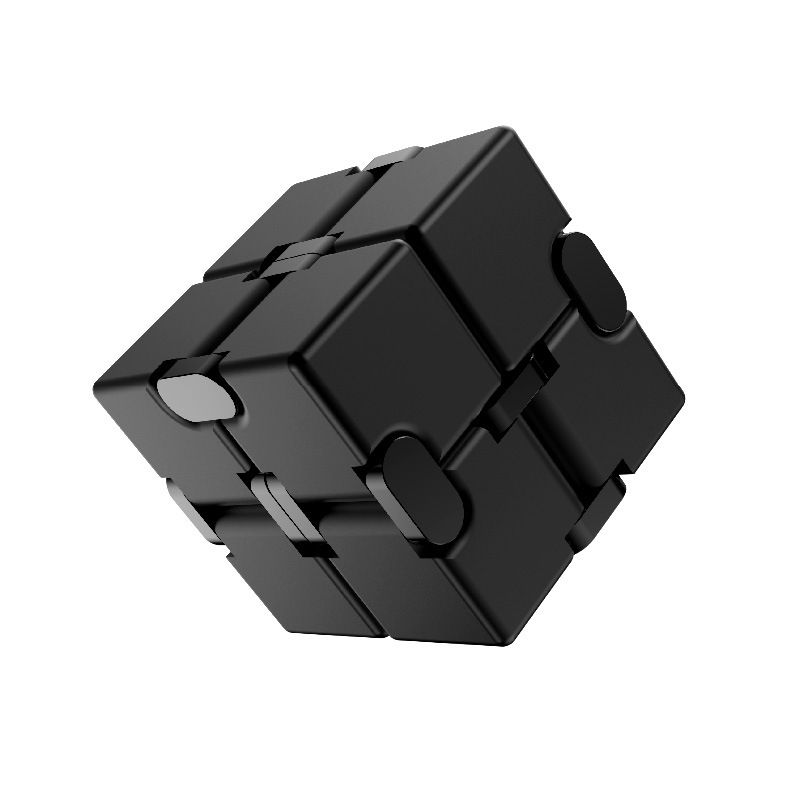 Aluminum Alloy Unlimited Rubik's Cube Creative Gift Decompression Tool Creative Toy Flip Pocket Block_voghion.com