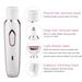 4-in-1 Painless Electric Epilator Trimmer For Face Body Bikini Nose Legs_voghion.com