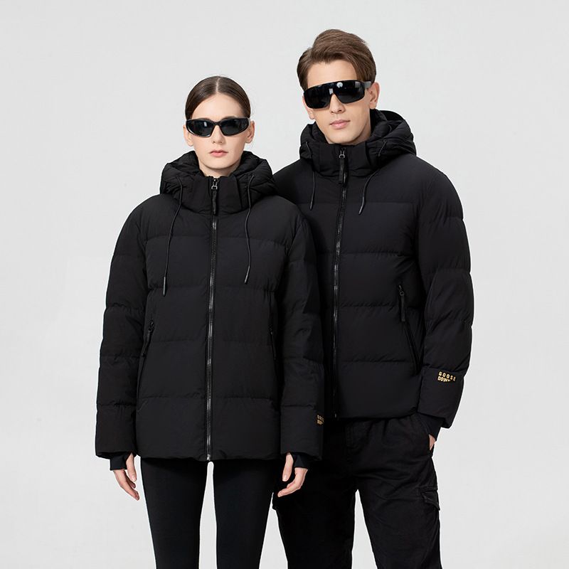 Piumino invernale da uomo con il 90% di piumino d'oca bianca, cappotto termico impermeabile e antivento per freddo estremo -30°C, parka da esterno con cappuccio per sport sulla neve_voghion.com