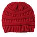 Women's Knitted Brimless Warm Solid Top, Autumn And Winter Set Hat, Skiing Skull Hat Without Lining_voghion.com