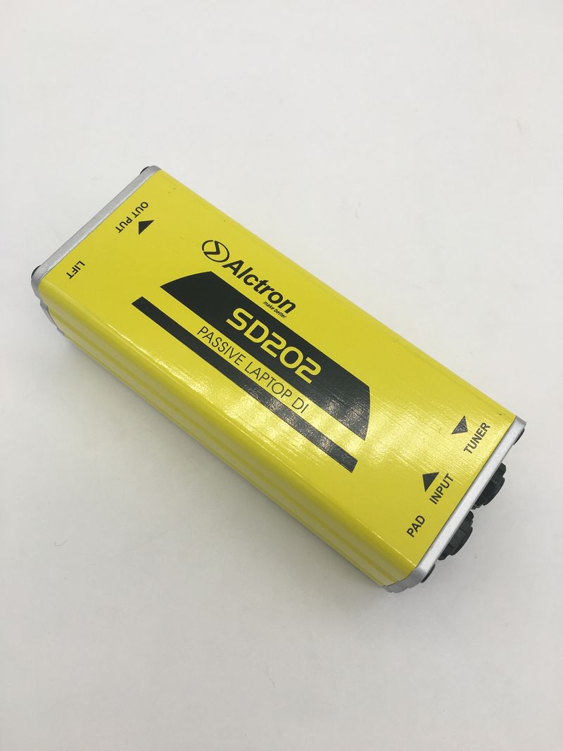 Alctron SD202 high-performance passive DI box for high output instruments balanced your signal_voghion.com