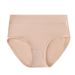 2025d Plus Size Mid-Waist Tummy Control Milk Silk Women's Briefs Solid Color Breathable Crotch Skin-Friendly Comfortable_voghion.com
