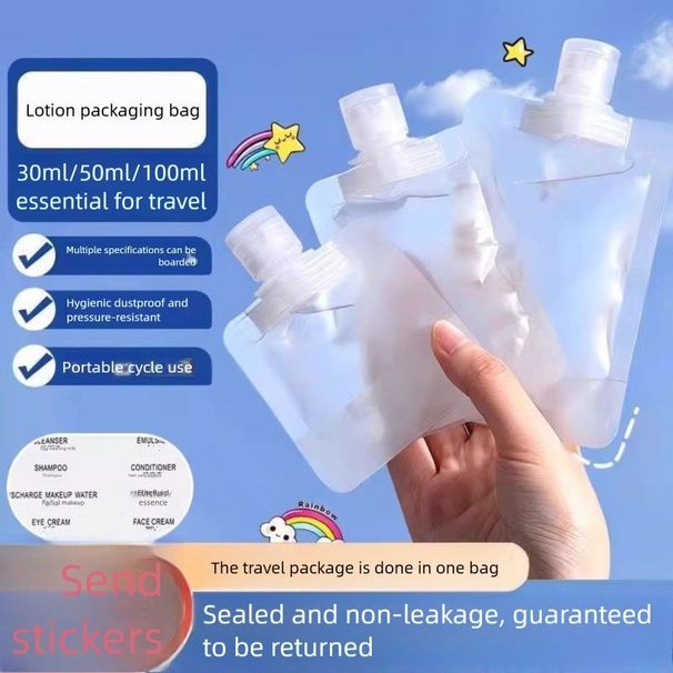 Taschen für Geschäftsreisen, Lotion, Duschgel, Shampoo, tragbare Nachfüllflaschen, Einweg-Reisekosmetikflaschen_voghion.com