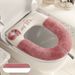 Toilettensitzauflage für den Heimgebrauch, verdickter, selbstklebender Wintersitzbezug, universelles, niedliches Ganzjahres-Toilettenkissen_voghion.com