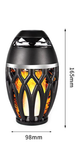 Altoparlante Bluetooth wireless con torcia LED portatile per esterni e festival Flame Audio all'ingrosso_voghion.com