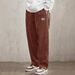 Men's Relaxed Fit Wide-Leg Trousers - Japanese Minimalist Workwear Pants With Utility Pockets_voghion.com