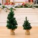 Χριστουγεννιάτικη διακόσμηση Μίνι δέντρο λινό δέντρο διακόσμηση μπάρα 30cm Χριστουγεννιάτικο δέντρο διακόσμηση επιτραπέζιου_voghion.com