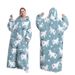 Hooded Cartoon Pyjama Warme Trui Lazy TV Deken Dikke Oversized Sweatshirt_voghion.com