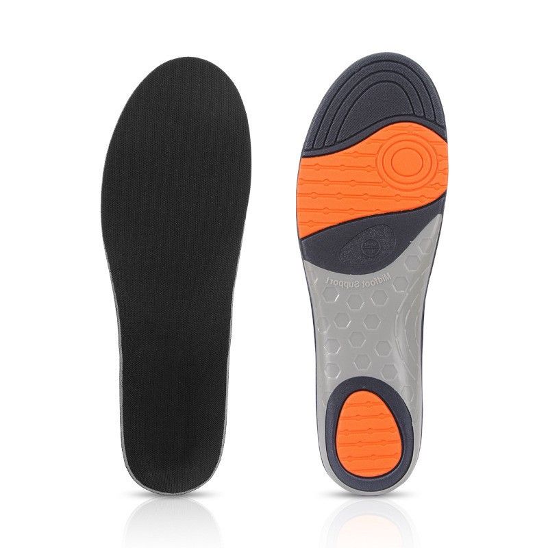 Sports insoles arch insoles adult support shock absorbing pads flat feet inward and outward elevation insoles_voghion.com