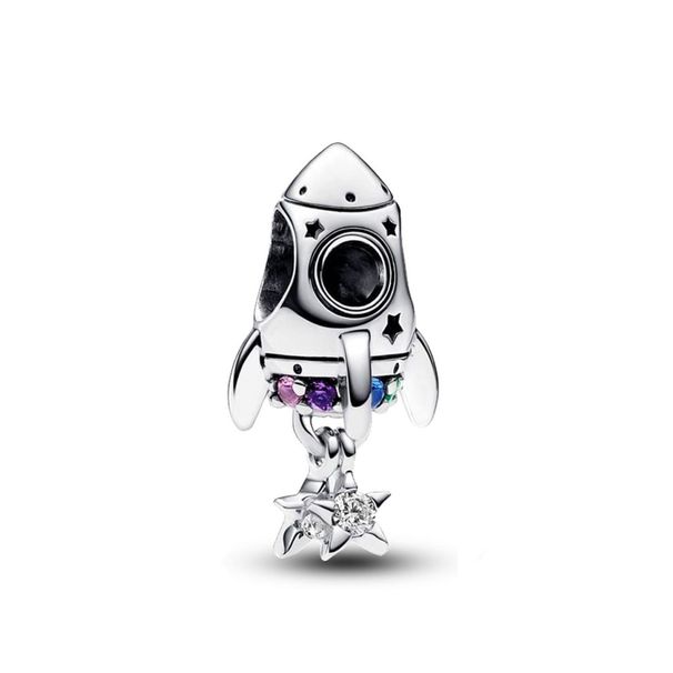 Braccialetto in argento Astronauta S Gioielli stella fai da te Perline Regalo Accessori Ciondolo_voghion.com