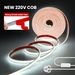 Neon COB LED Streifen Lichter 230V UK Stecker Flexible Band Seil Lichter Wasserdicht IP67_voghion.com