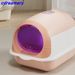 Cat Litter Box Disinfection And Deodorization, Fully Enclosed, Oversized Cat Toilet, Cat Litter Box, Extra-large Pet Supplies_voghion.com