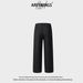 Retro Black Flared Jeans For Men – Vintage-Inspired Stretch Denim Pants (S-XXL, Button Fly, Slim Bootcut)_voghion.com