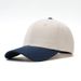 Cappello da baseball versatile con fibbia in rame, a sei pannelli, in puro cotone di alta qualità, con motivo a becco d'anatra e blocchi di colore_voghion.com