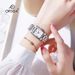 Orologio al quarzo da donna ORSGA Niche Light Luxury Ins Style Square Wine Barrel Fashion Live Broadcast_voghion.com