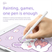 Caneta capacitiva para iPad com tela sensível ao toque, tablet e celular, caneta com ponta fina para escrita à mão, lápis universal._voghion.com