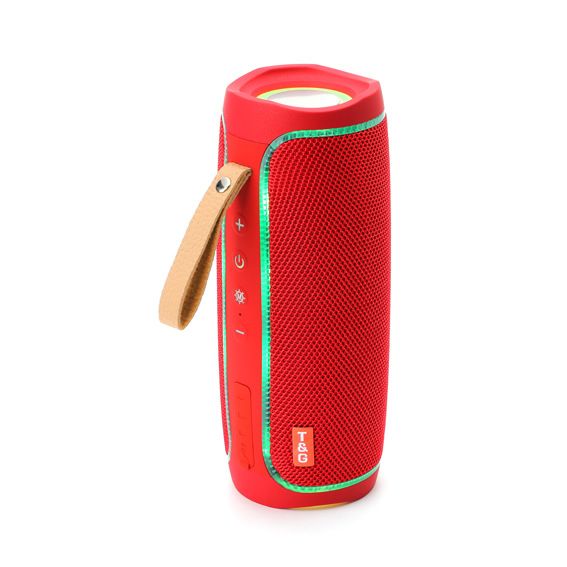 TG287 LED Light Bluetooth Outdoor Creative Dual Diaphragm subwoofer Portable High Quality Card BT Speaker_voghion.com