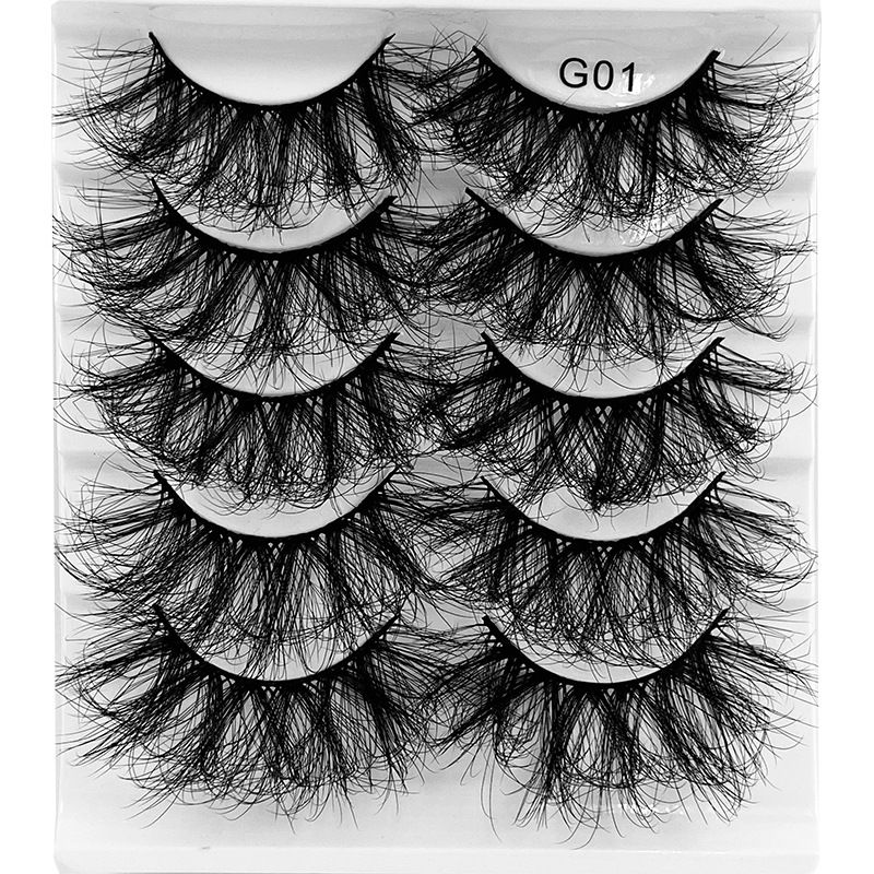 Bellezza e Salute Ciglia Spesse 8D Capelli Fritti Ciglia Finte Curve e Soffici Ciglia di Visone Incrociate Lunghe Multistrato_voghion.com