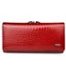 Echtes Leder Brieftasche Mode Frauen S Geldbörse Clutch Tasche_voghion.com