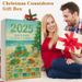 Weihnachtsbaum-Countdown-Kalender im Meeresglas-Stil (Überraschungsbox), Weihnachtsbaumschmuck im Meeresglas-Stil, Acryl-Anhänger_voghion.com