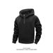 Men's Stylish Half-zip Hoodie With Drawstring Hood - Autumn Essential Pullover Sweatshirt For Casual Wear (A2199)_voghion.com