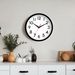 8" Silent Wall Clock - Battery Operated Analog | Kitchen & Office Decor | Noiseless Movement | EU Design_voghion.com