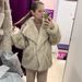 Women's Clothing Double-Faced Faux Fur Coat With Fox Fur Collar Warm & Fluffy Winter Jacket For Women, Oversized Loose Fit, Trendy Streetwear Style_voghion.com